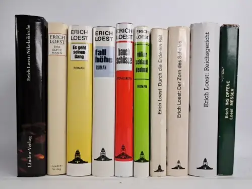 10 Bücher Erich Loest: Mann, Messer, Bauchschüsse, Nikolaikirche, Völkerschlacht