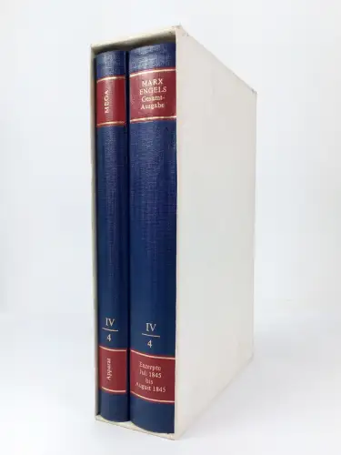 Buch: Marx / Engels Gesamtausgabe (MEGA) IV/4, 2 Bände, 1988, Dietz Verlag