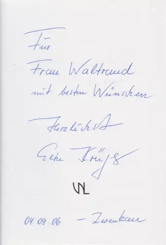 Buch: Mein Lebenskarussell, Krüger, Elke. 2004, Verlag Neue Literatur, signiert