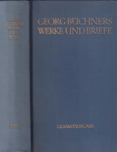 Buch: Werke und Briefe, Gesamtausgabe. Büchner, Georg. 1967, Insel Verlag