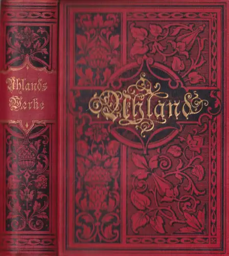 Buch: Ludwig Uhlands Werke, 3 Teile in 1 Band, Bibliographische Anstalt