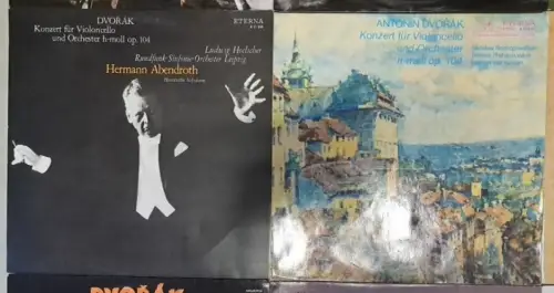 9 Schallplatten  Antonin Dvorak, 12" LP, Vinyl, Bundle, Sammlung, Klassik