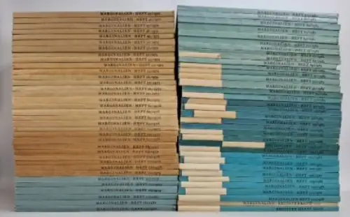 Marginalien. Zeitschrift für Buchkunst und Bibliophilie, 70 Hefte, 1972-88
