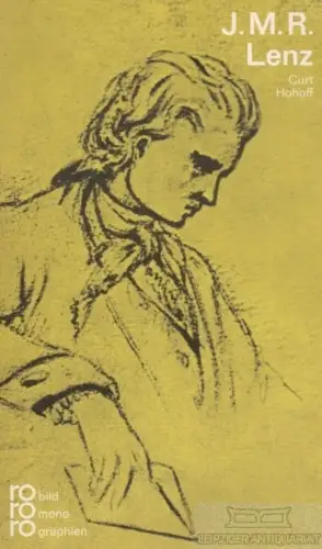 Buch: Jakob Michael Reinhold Lenz, Hohoff, Curt. 1988, gebraucht, gut