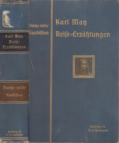 Buch: Durchs wilde Kurdistan, May, Karl, 1909, Fehsenfeld, Reiseerzählung
