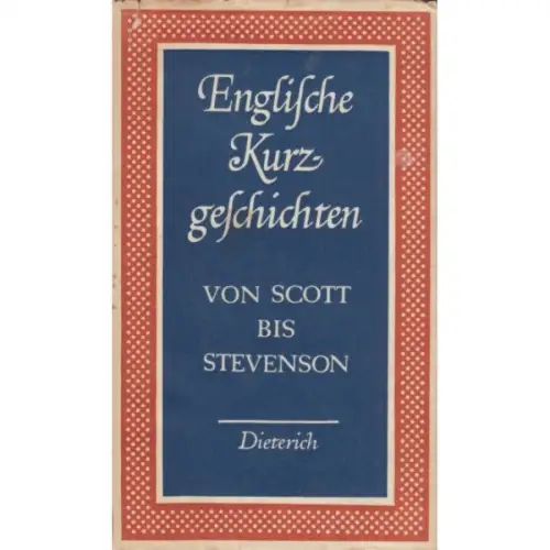 Sammlung Dieterich 56, Englische Kurzgeschichten von Scott bis Stevenson, 1979