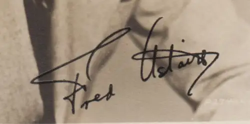 Fred Astaireh. Autogrammkarte. Signiert! Original Autogramm. Ca. 1950er Jahre