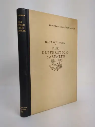 Buch: Handbuch für Kupferstichsammler. Hans W. Singer, 1922, Hieremann