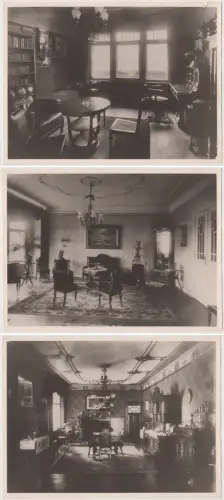 3 Fotografien Unsere Wohnung in Pankow, Neue Schönholzer Straße 10 II, 1910-1921