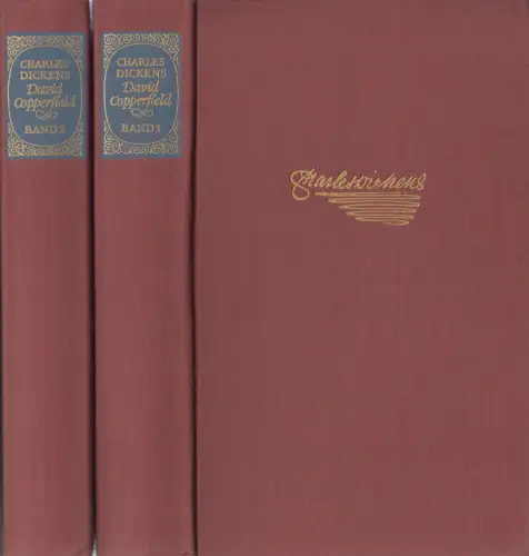 Buch: David Copperfield, Dickens, Charles. 2 Bände, Inselbücherei, 1970