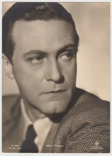 Willy Fritsch. Autogrammkarte. Unsigniert! Film Foto Verlag, ohne Autogramm!