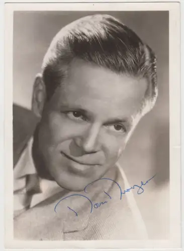 Dan Duryea. Autogrammkarte. Signiert! Original Autogramm. Selten! Rar!