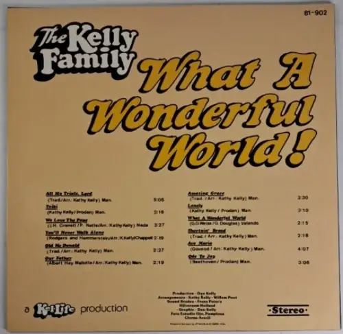LP: The Kelly Family - What A Wonderful World ! Kel-Life - 81-902, Vinyl, Folk