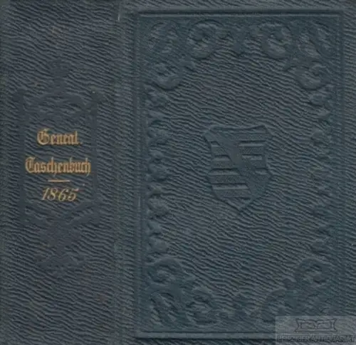 Buch: Gothaisches Genealogisches Taschenbuch 1865. 1865, Justus Perthes