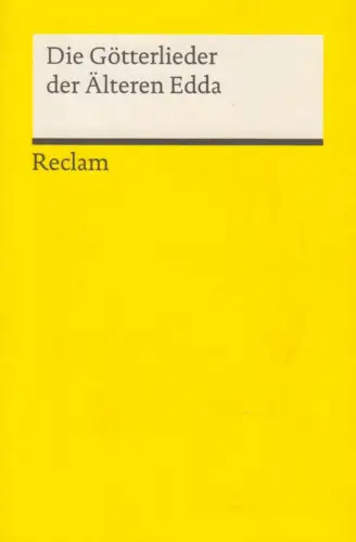 Buch: Die Götterlieder der älteren Edda, Krause, Arnulf (Hrsg.), 2014, Reckam