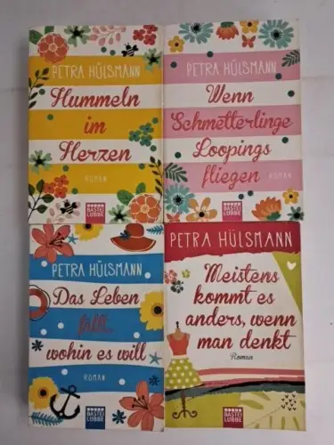 4 Bücher Petra Hülsmann: Hummeln, Schmetterlinge, Leben, Meistens kommt es ...