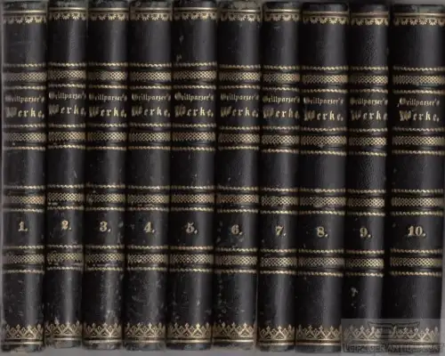 Buch: Grillparzer's Sämmtliche Werke (in 10 Bänden), Grillparzer, Franz. 1872