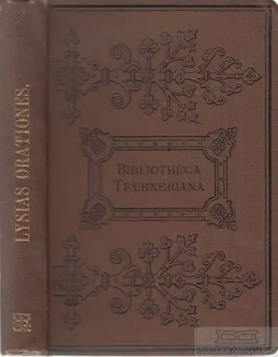 Buch: Lysiae Orationes ad Codicem Palatinum Nunc Denuo Collatum, Lysias. 1890