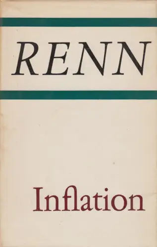 Buch: Inflation, Renn, Ludwig. Gesammelte Werke in Einzelausgaben, 1966