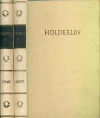 Buch: Hölderlins Werke in zwei Bänden, Hölderlin, Friedrich. 2 Bände, 1968