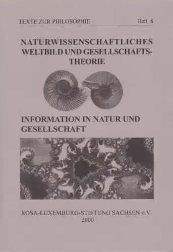 Naturwissenschaftliches Weltbild...Informationen in Natur und Gesellschaft, 2000