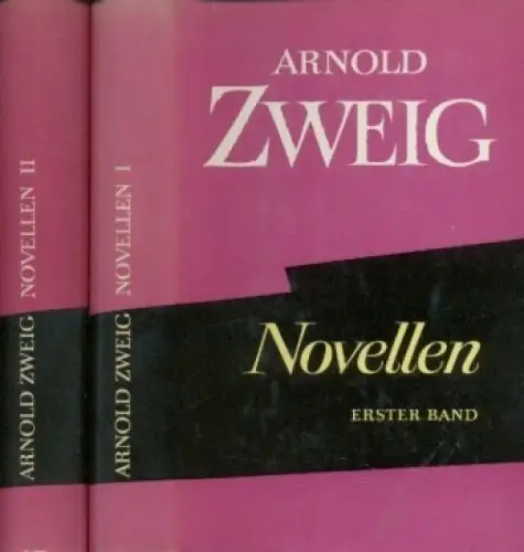 Buch: Novellen, Zweig, Arnold. 2 Bände, 1961, Aufbau Verlag, gebraucht, gut