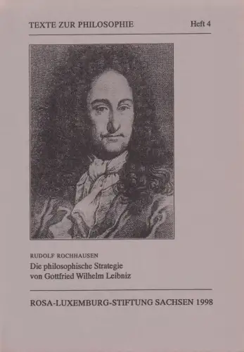 Buch: Die philosophische Strategie von Gottfried Wilhelm Leibniz, Rochhausen
