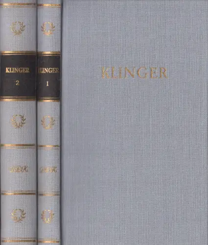 Buch: Klingers Werke in zwei Bänden, Klinger, Friedrich Maximilian. 2 Bänd 12844