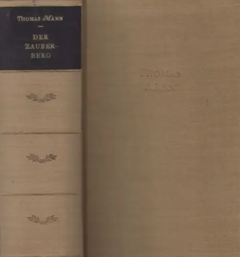 Buch: Der Zauberberg, Mann, Thomas. 1962, Aufbau-Verlag, Roman, gebraucht, gut