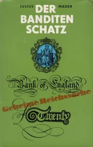 Buch: Der Banditenschatz, Mader, Julius. 1966, Deutscher Militärverlag