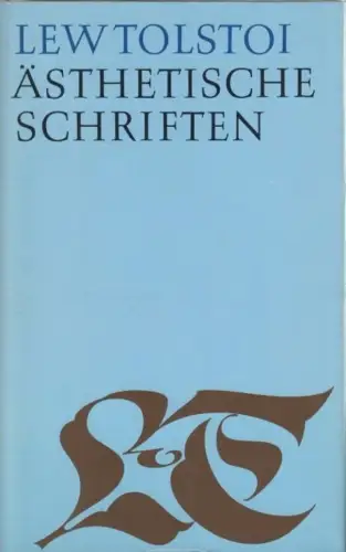 Buch: Ästhetische Schriften, Tolstoi, Lew. Gesammelte Werke in 20 Bänden, 1984
