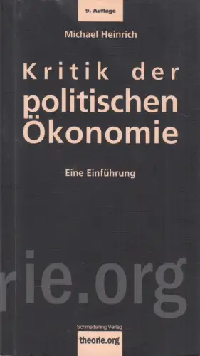Buch: Kritik der politischen Ökonomie, Heinrich, Michael, 2005, Schmetterling