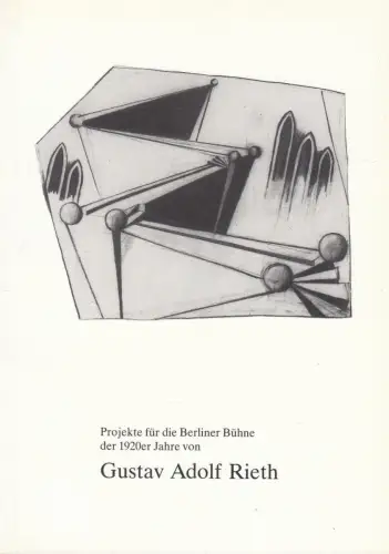 Buch: Projekte für Berliner Bühne der 1920er Jahre von Gustav Adolf Rieth, Haas