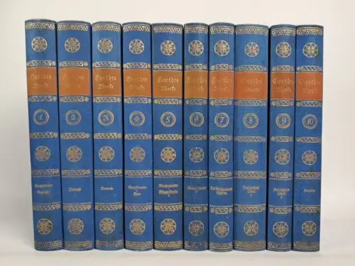 Buch: Goethes Werke 1-10, Theodor Friedrich (Hrsg.), Reclam, 10 Bände