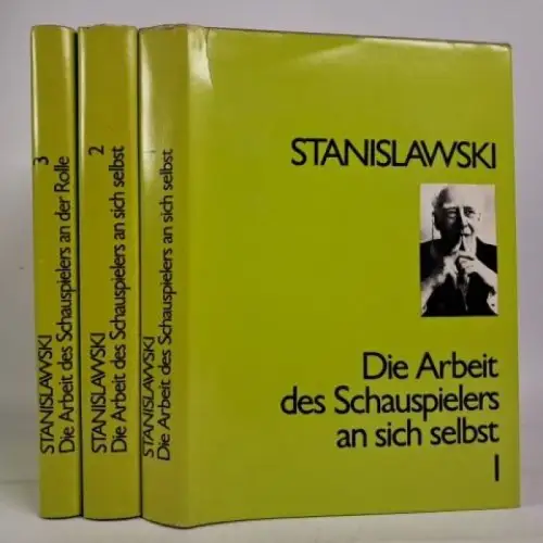 Buch: Stanislawski, Die Arbeit des Schauspielers an sich selbst / an der Rolle