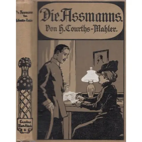Buch: Die Assmanns, Courths-Mahler, H., ca. 1920, Enßlin & Laiblins, Roman