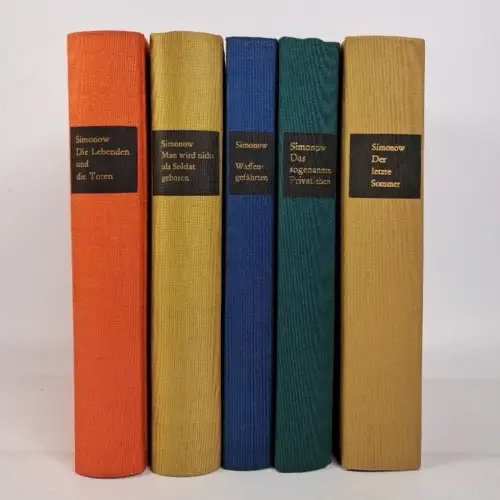 5 Bücher Konstantin Simonow: Privatleben, Soldat, Sommer, Lebenden, Toten ...