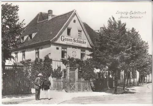 AK Leipzig-Eutritzsch Gosen-Schänke, ca. 1985, Bild und Heimat, gebraucht, gut
