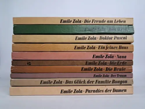 10 Bücher Die Rougon-Macquart, Zola, Emile, Rütten & Loening, Nana, Traum ...