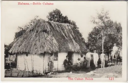AK Habana. Bohio Cubano. The Cuban Bohio, ca. 1939, gelaufen, gebraucht, gut