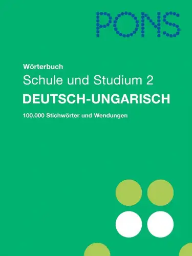 Buch: PONS Ungarisch-Deutsch 2, 2005, Ernst Klett, Wörterbuch, Schule & Studium