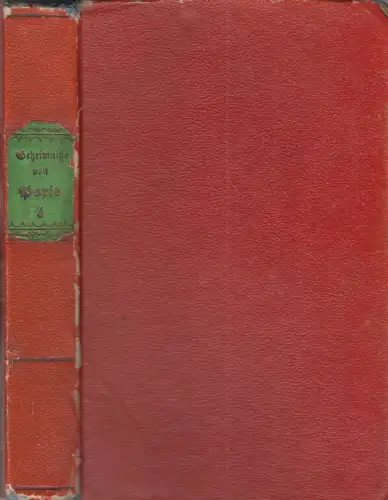 Buch: Die Geheimnisse von Paris. Band 4, Eugene Sue, Liebmann, gebraucht, gut