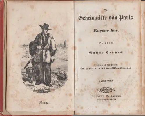 Buch: Die Geheimnisse von Paris. Band 4, Eugene Sue, Liebmann, gebraucht, gut