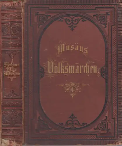 Buch: Volksmärchen der Deutschen, Musäus, 1878, Haendcke und Lehmkuhl Verlag