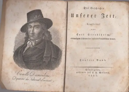 Buch: Unsere Zeit 17. Heft, Carl Strahlheim, 1827, E. F. Wolters Verlag