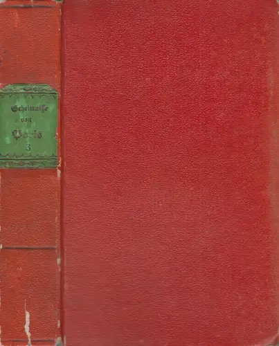 Buch: Die Geheimnisse von Paris. Band 3, Eugene Sue, Liebmann, gebraucht, gut