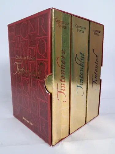 Buch: Tintenwelt - Tintenherz, Tintenblut, Tintentod, C. Funke, Oetinger, 3 Bde