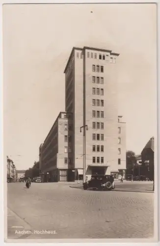 AK Aaachen. Hochhaus, Postkarte, Fotokarte, ungelaufen, gebraucht, gut