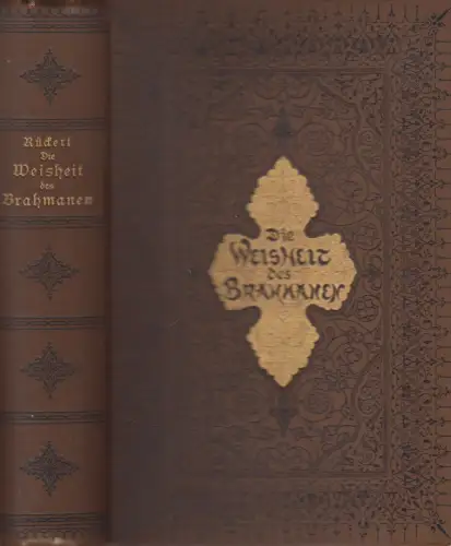 Buch: Weisheit des Bahmanen, Ein Lehrgedicht, Friedrich Rückert, 1896, Hirzel
