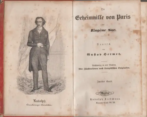 Buch: Die Geheimnisse von Paris. Band 2, Eugene Sue, Liebmann, gebraucht, gut